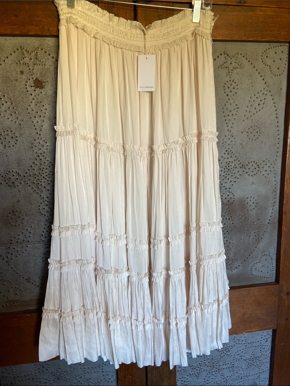 NWT Ulla Johnson Carina Pearl Skirt Size 8
